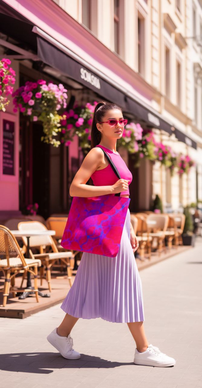 Color Splash Tote Bag | Vibrant Abstract Shopper