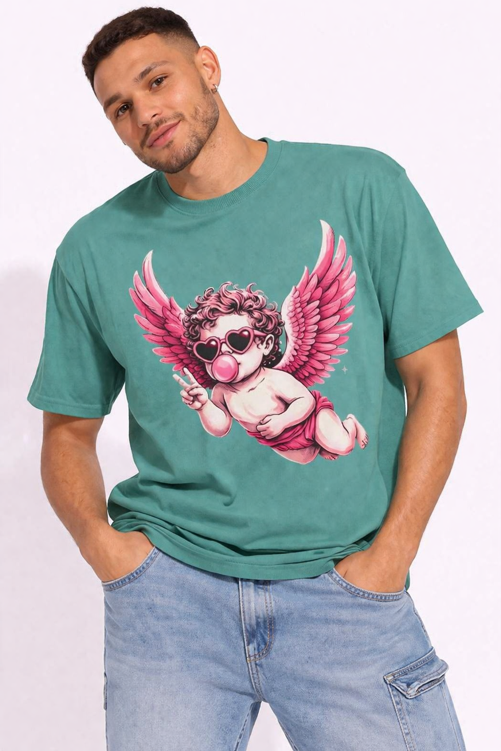 Cupid Angel T-Shirt | Cute Pink Valentine Graphic Tee