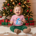 Christmas Shark Kids T-Shirt | Cute Ocean Animal Holiday Tee for Toddlers