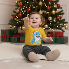 Christmas Shark Kids T-Shirt | Cute Ocean Animal Holiday Tee for Toddlers