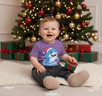 Christmas Shark Kids T-Shirt | Cute Ocean Animal Holiday Tee for Toddlers