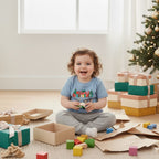 Christmas Woodland Animals Kids T-Shirt | Cute Holiday Tee for Toddlers