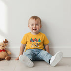 Christmas Woodland Animals Kids T-Shirt | Cute Holiday Tee for Toddlers