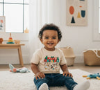 Christmas Woodland Animals Kids T-Shirt | Cute Holiday Tee for Toddlers