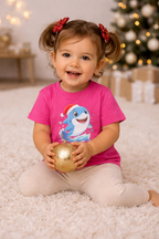 Christmas Shark Kids T-Shirt | Cute Ocean Animal Holiday Tee for Toddlers