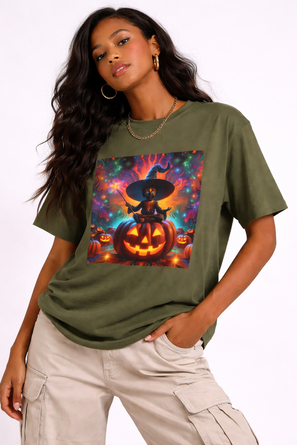 Witchy Halloween T-Shirt | Spooky Cute Witch Tee | Trick or Treat Shirt
