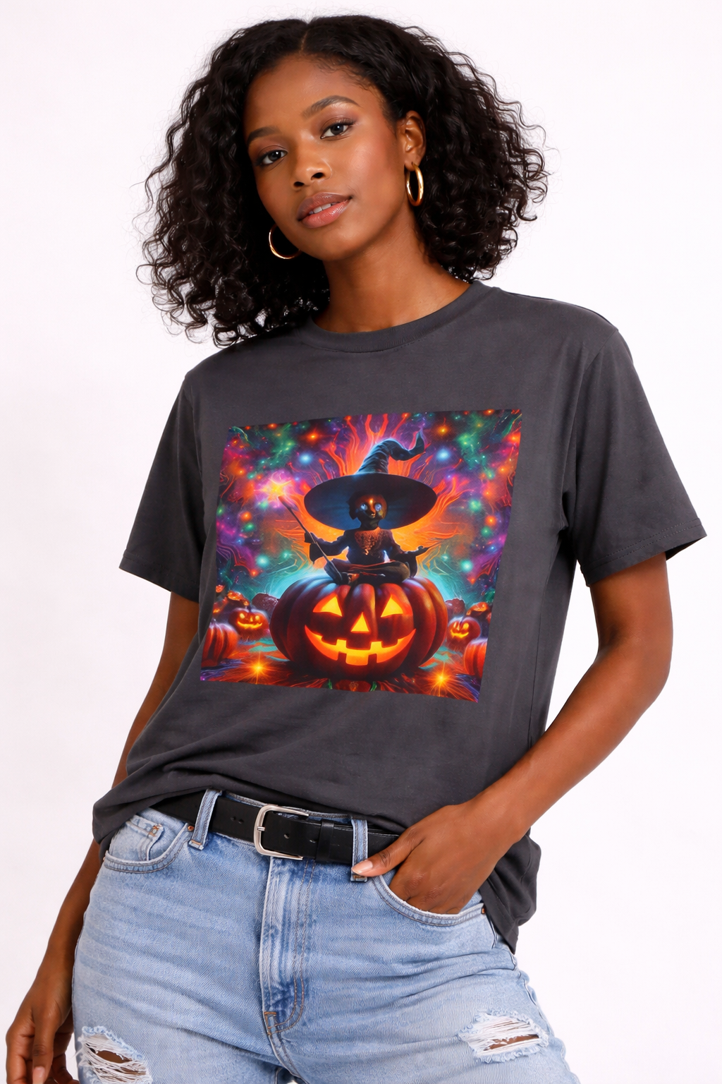 Witchy Halloween T-Shirt | Spooky Cute Witch Tee | Trick or Treat Shirt