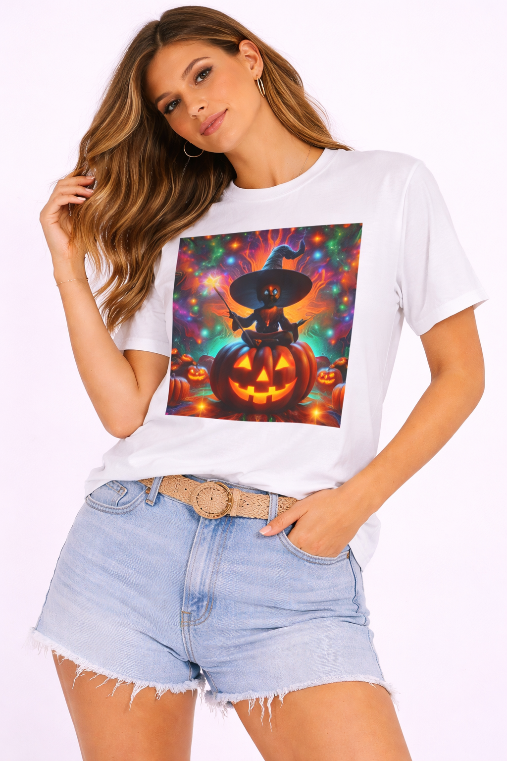 Witchy Halloween T-Shirt | Spooky Cute Witch Tee | Trick or Treat Shirt
