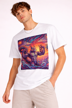 Muscular Squirrel T-Shirt | Funny Fantasy Animal Tee