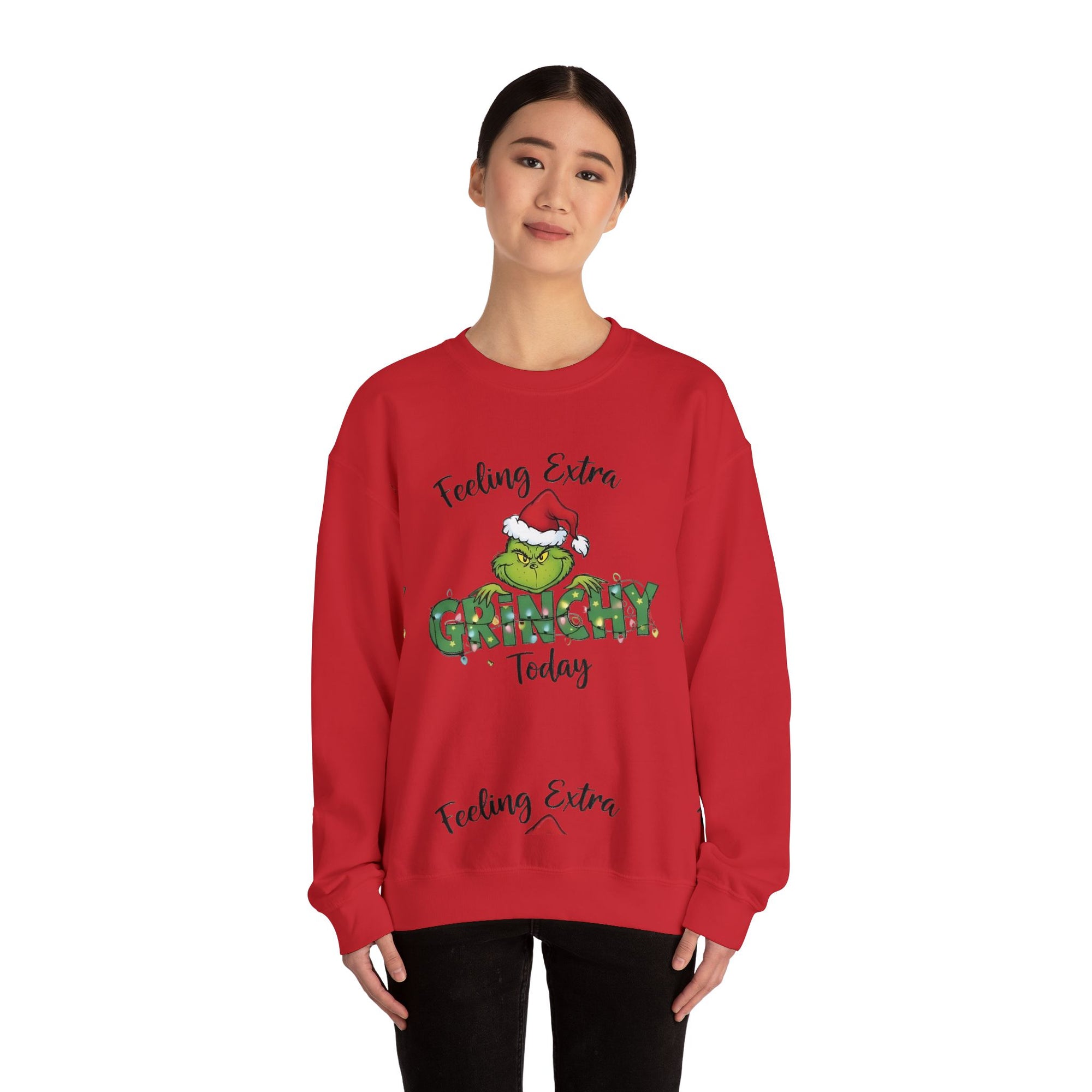 Grinch Christmas Crewneck | Funny Cozy Holiday Sweatshirt