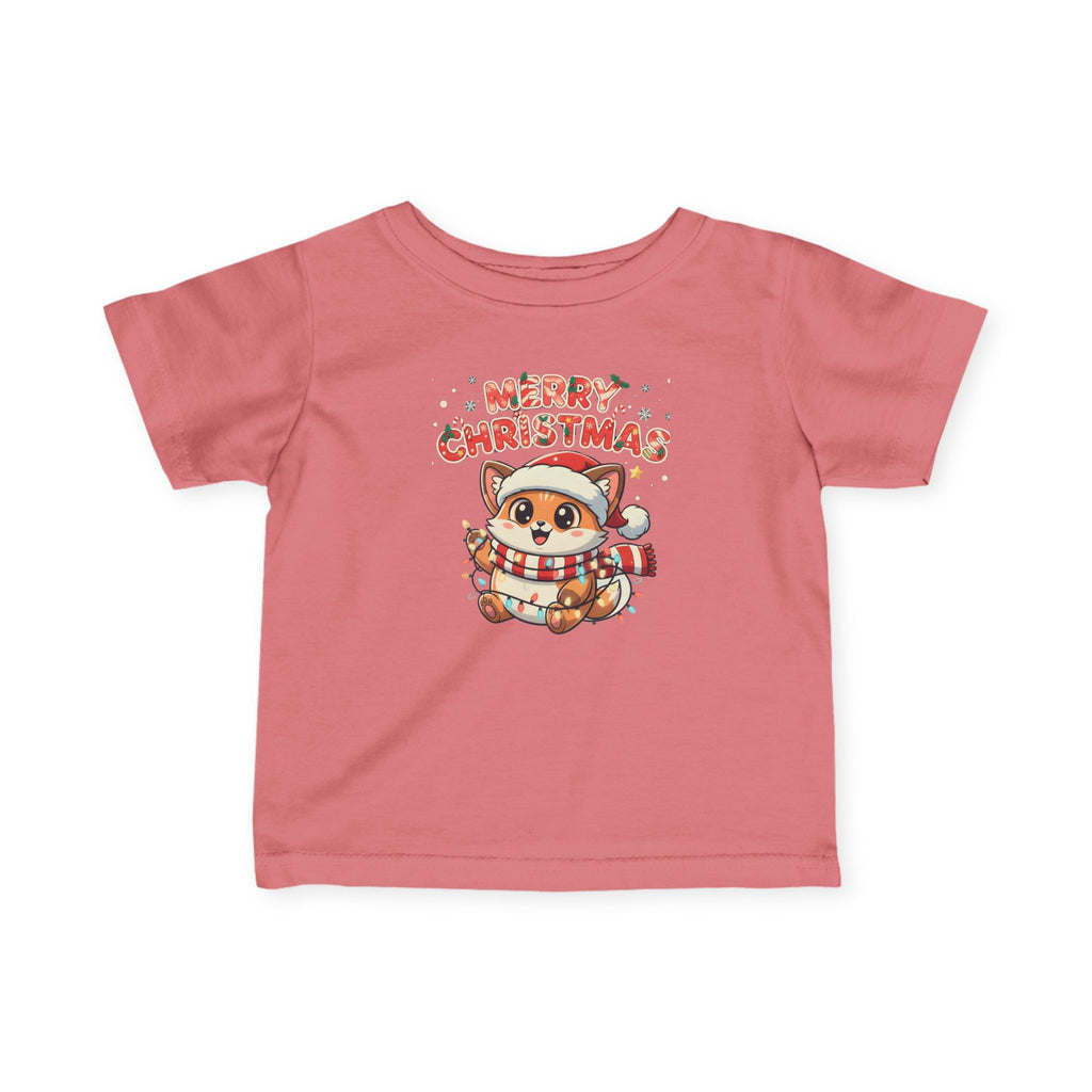Christmas Squirrel Kids T-Shirt | Cute Woodland Animal Holiday Tee for Toddlers