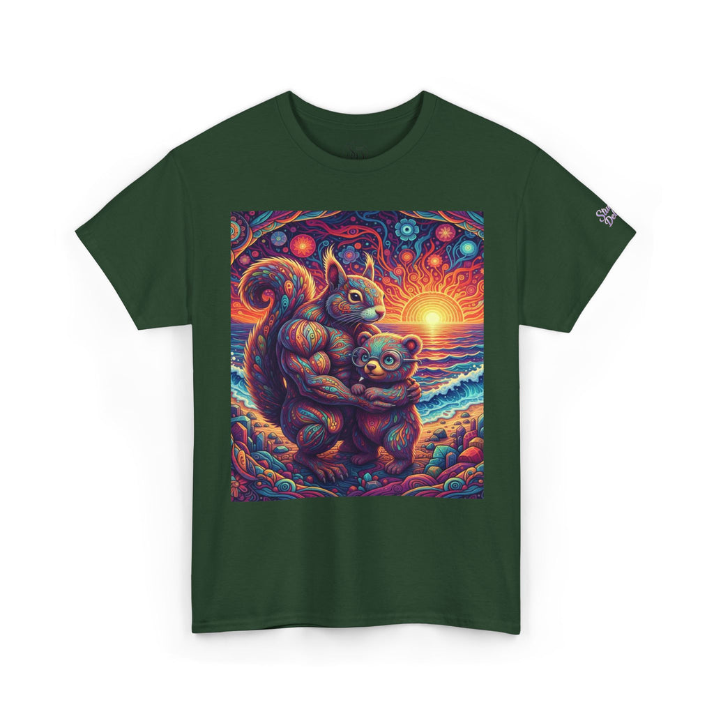 Colorful Sunset Graphic Tee | Vibrant Artistic Shirt Unisex | Unique Fantasy Design Gift