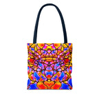 Colorful Abstract Tote Bag | Vibrant Art Shopper