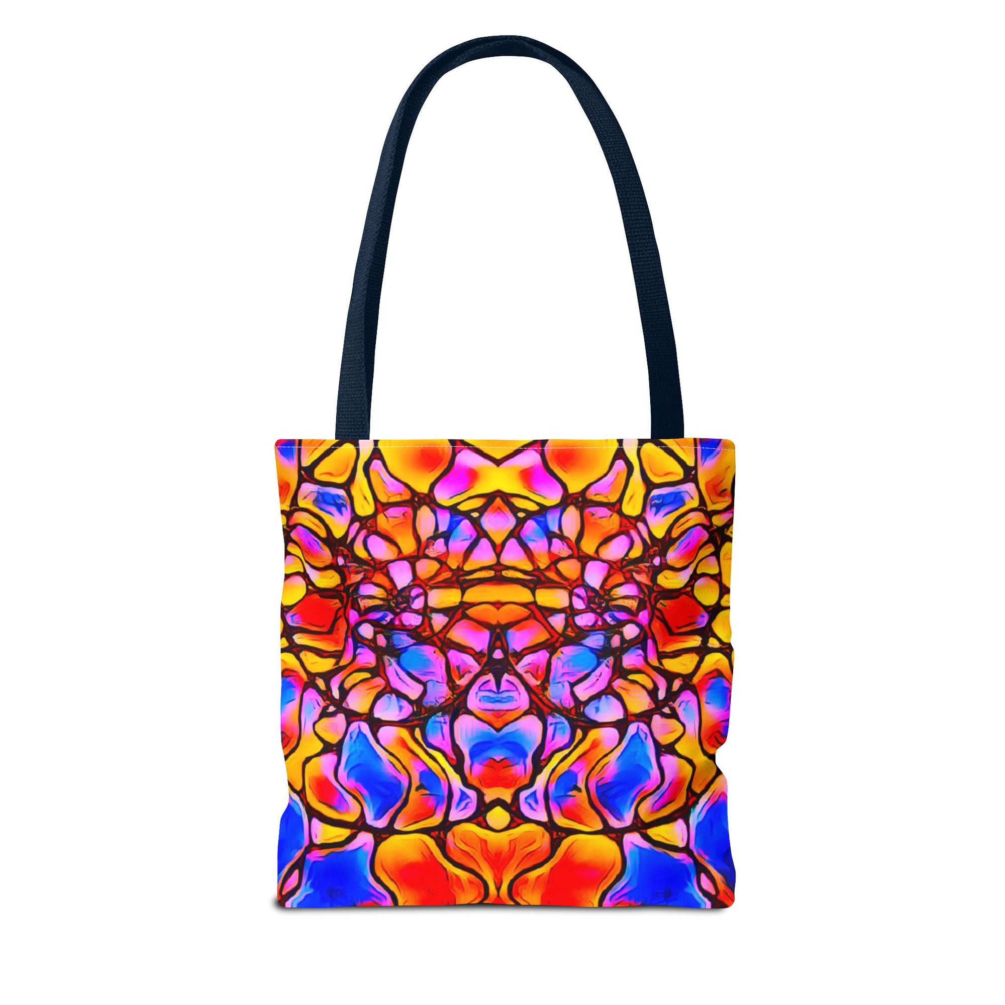 Colorful Abstract Tote Bag | Vibrant Art Shopper
