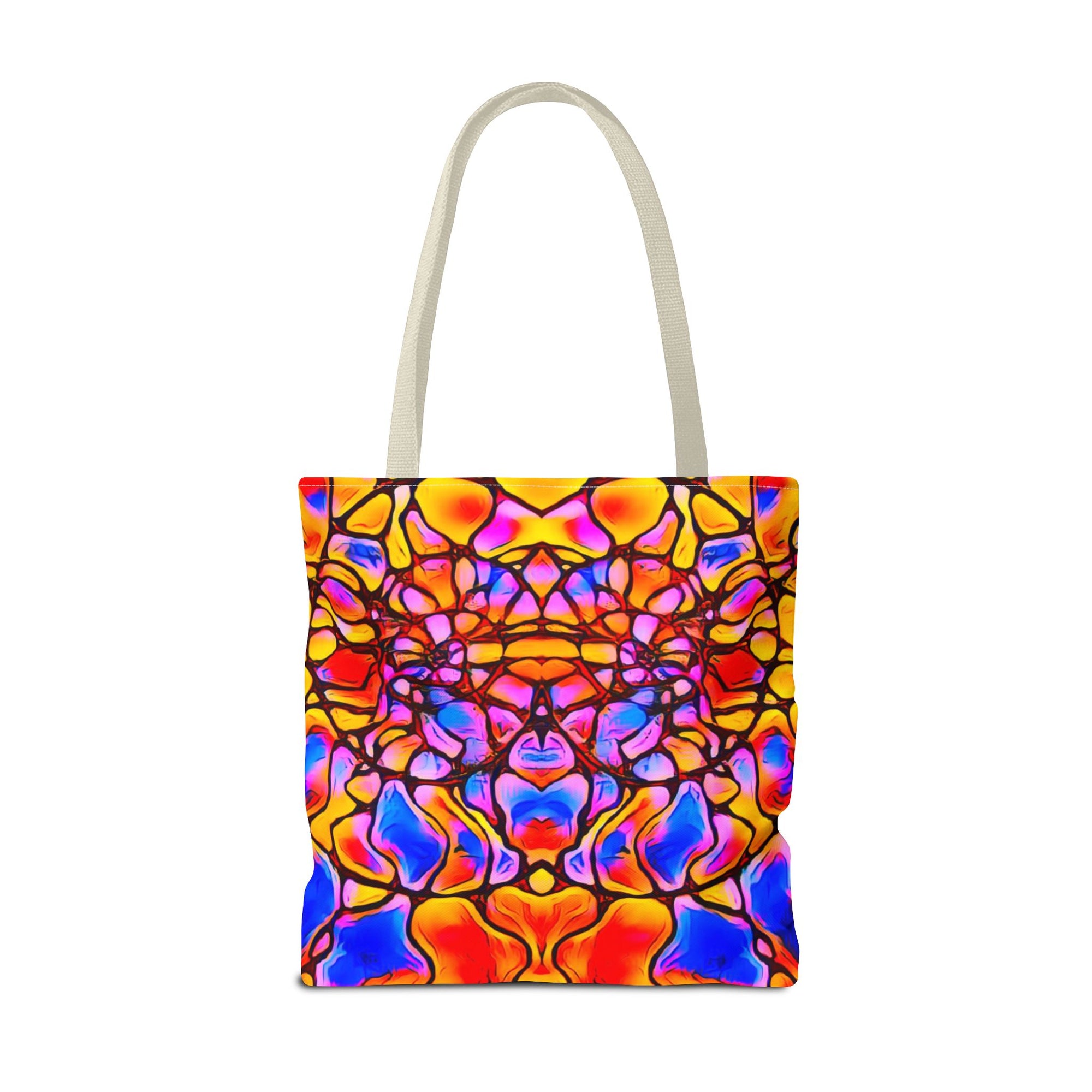 Colorful Abstract Tote Bag | Vibrant Art Shopper