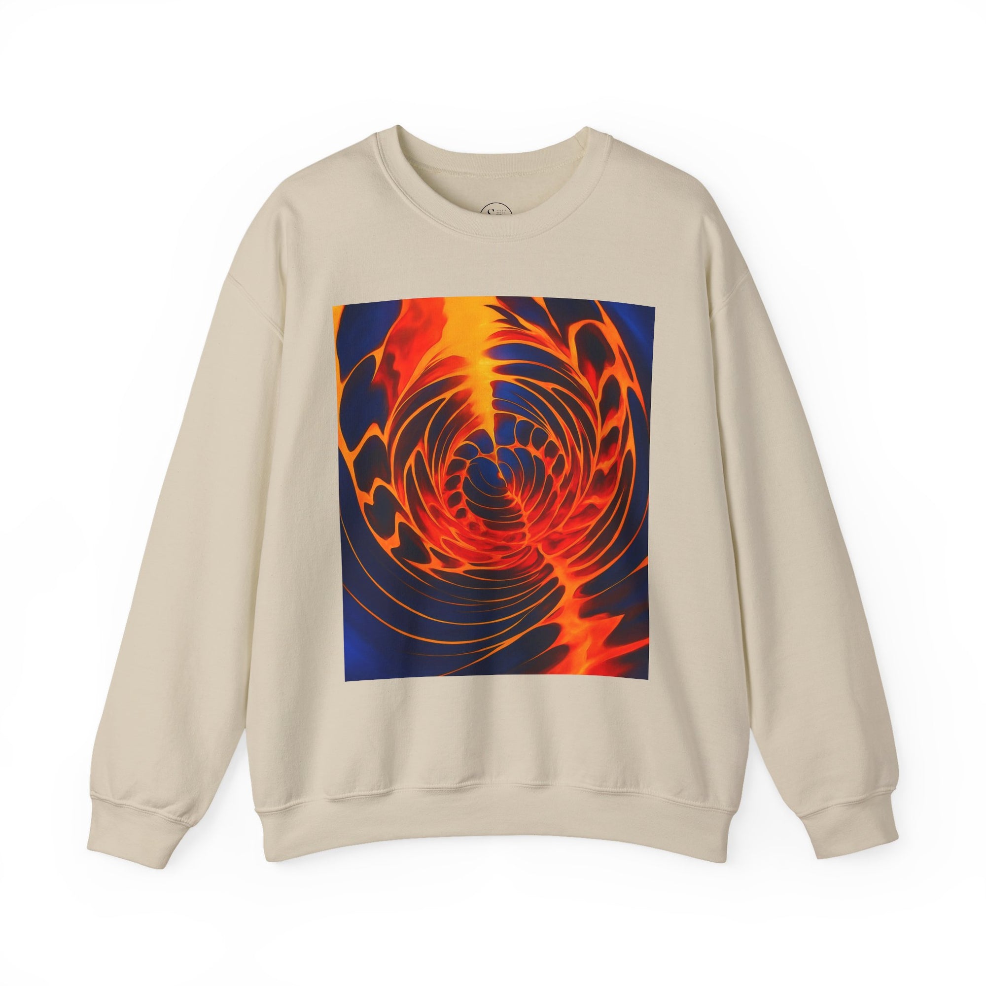 Colorful Swirl Art Sweatshirt | Unisex Graphic Crewneck