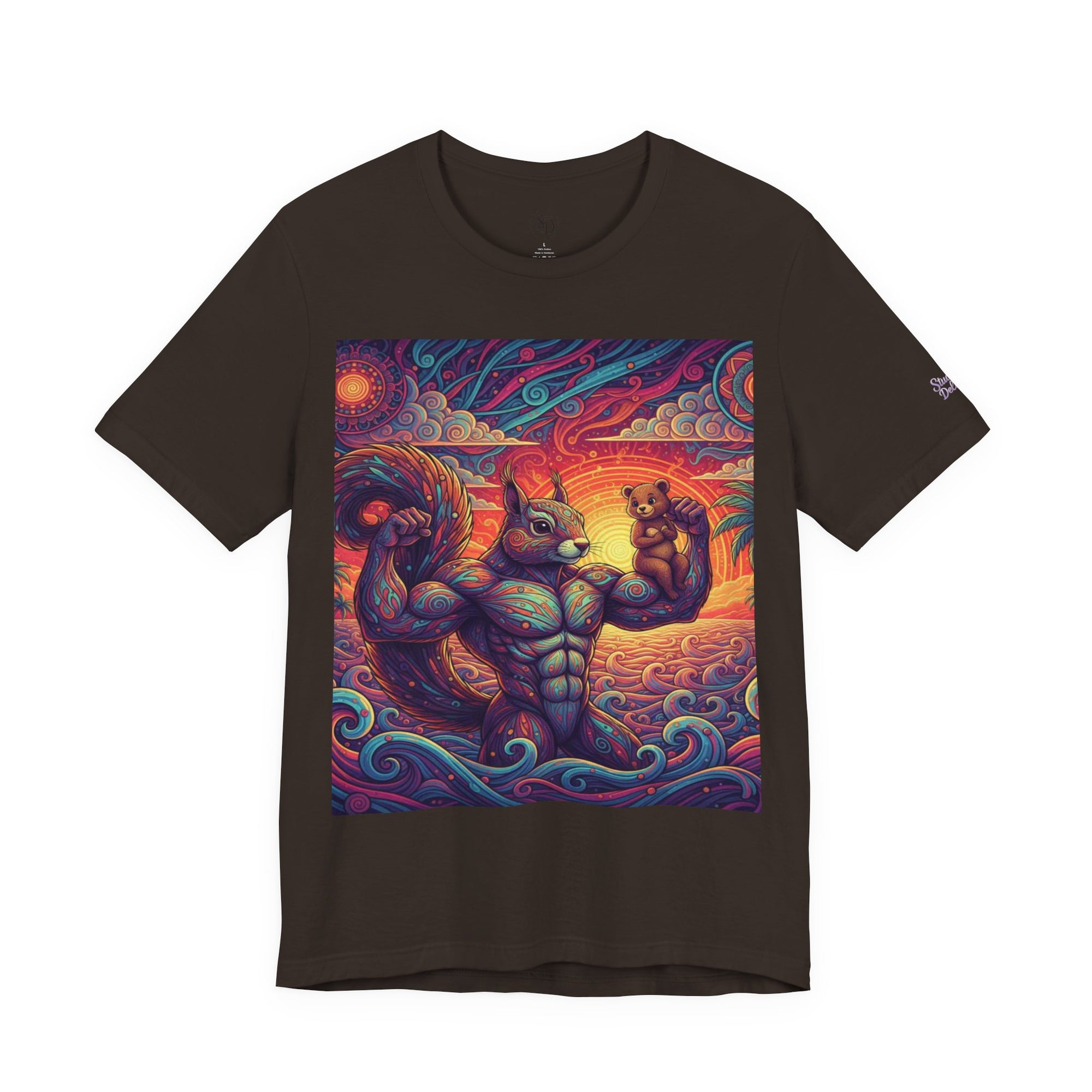 Muscular Squirrel T-Shirt | Funny Fantasy Animal Tee