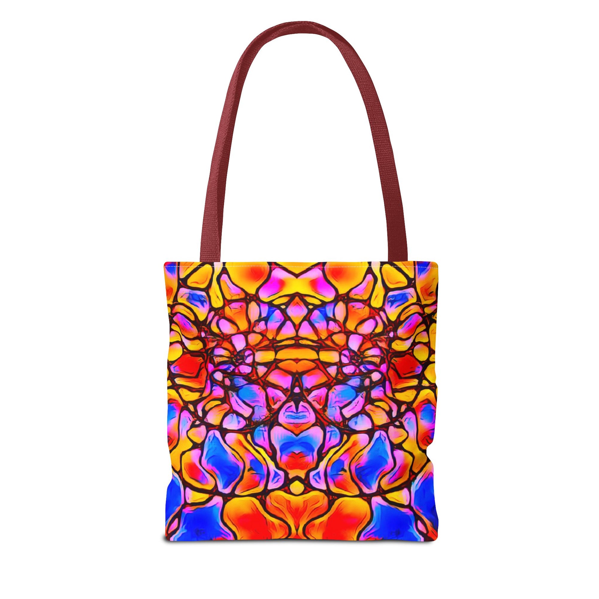 Colorful Abstract Tote Bag | Vibrant Art Shopper