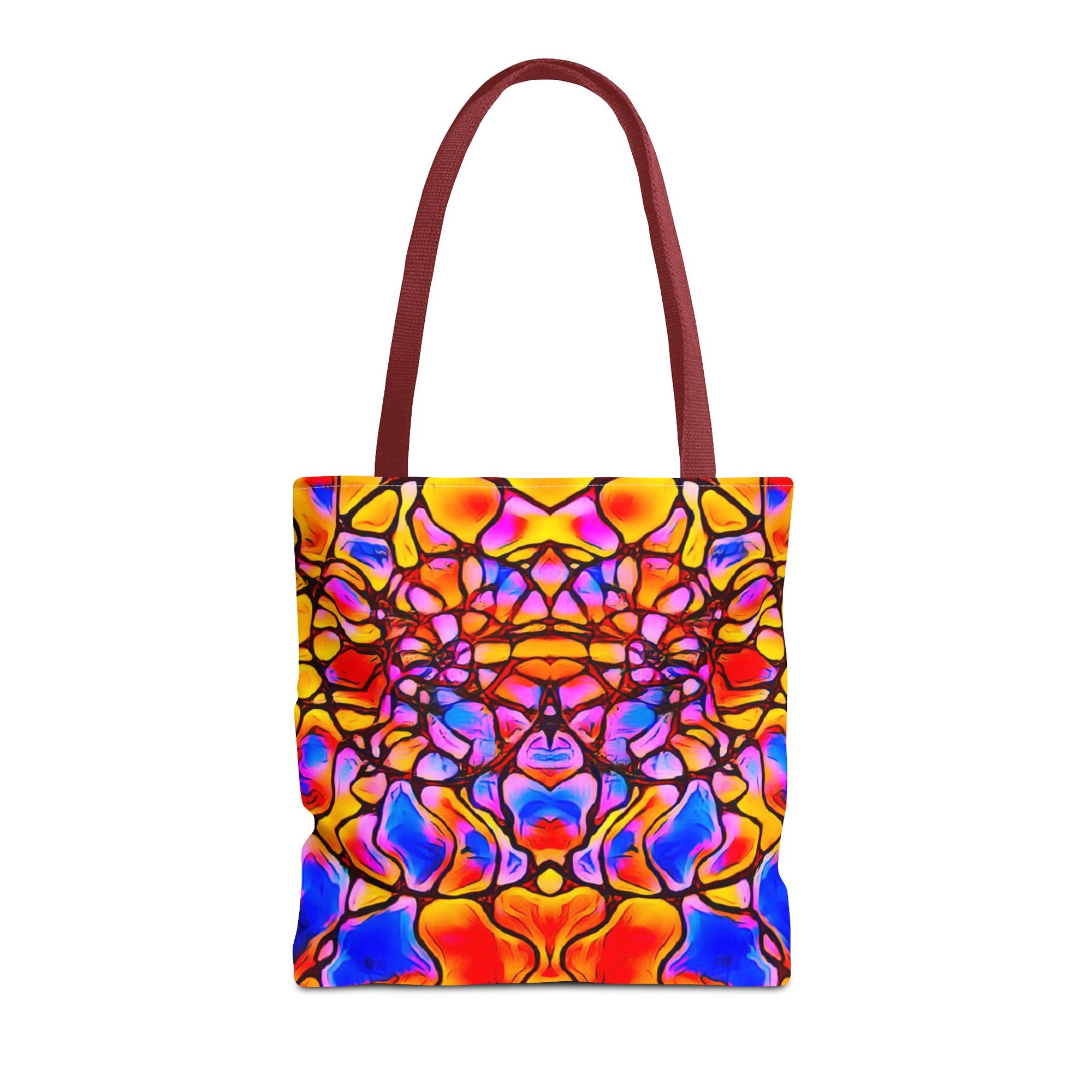 Colorful Abstract Tote Bag | Vibrant Art Shopper