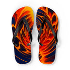 Flame Flip Flops | Colorful Summer Sandals | Beach Vacation Style