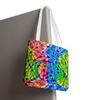 Abstract Energy Tote Bag | Vibrant Psychedelic Shopper