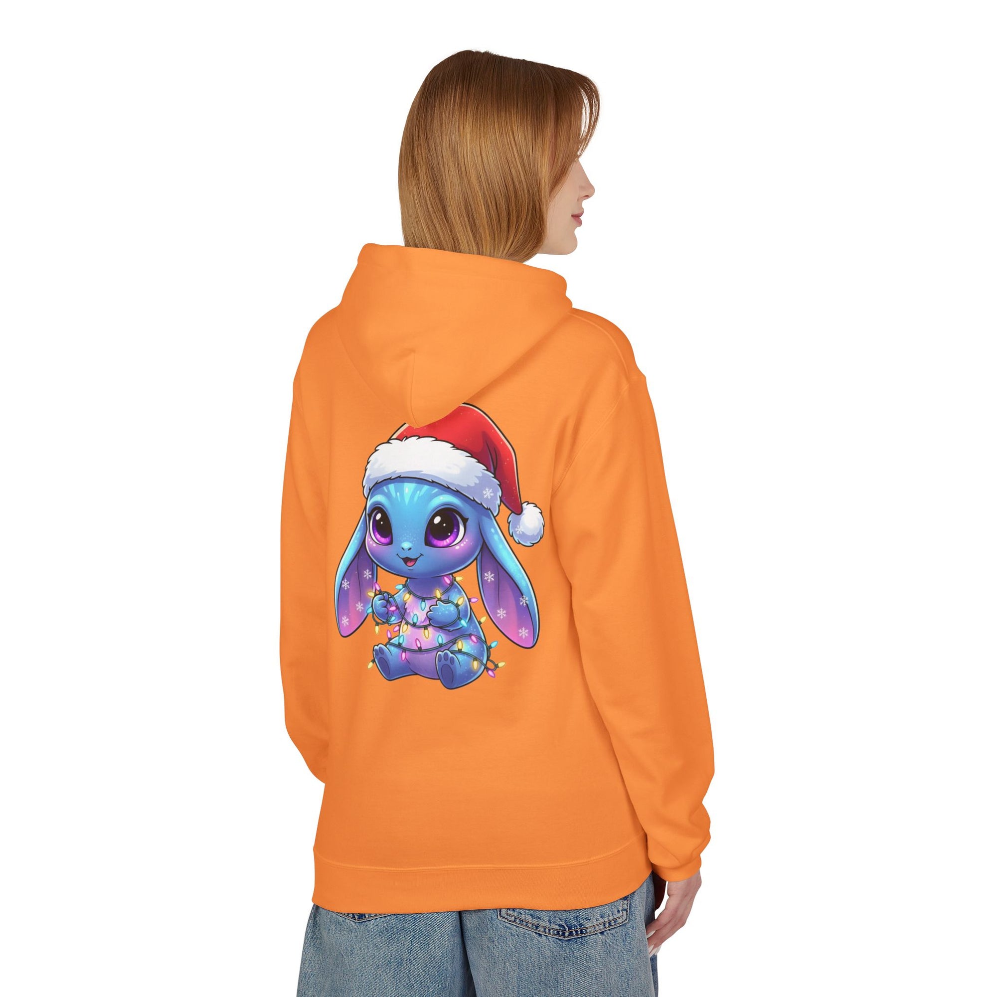 Cute Alien Christmas Hoodie | Blue Monster Holiday Sweatshirt | Fun Unique Gift