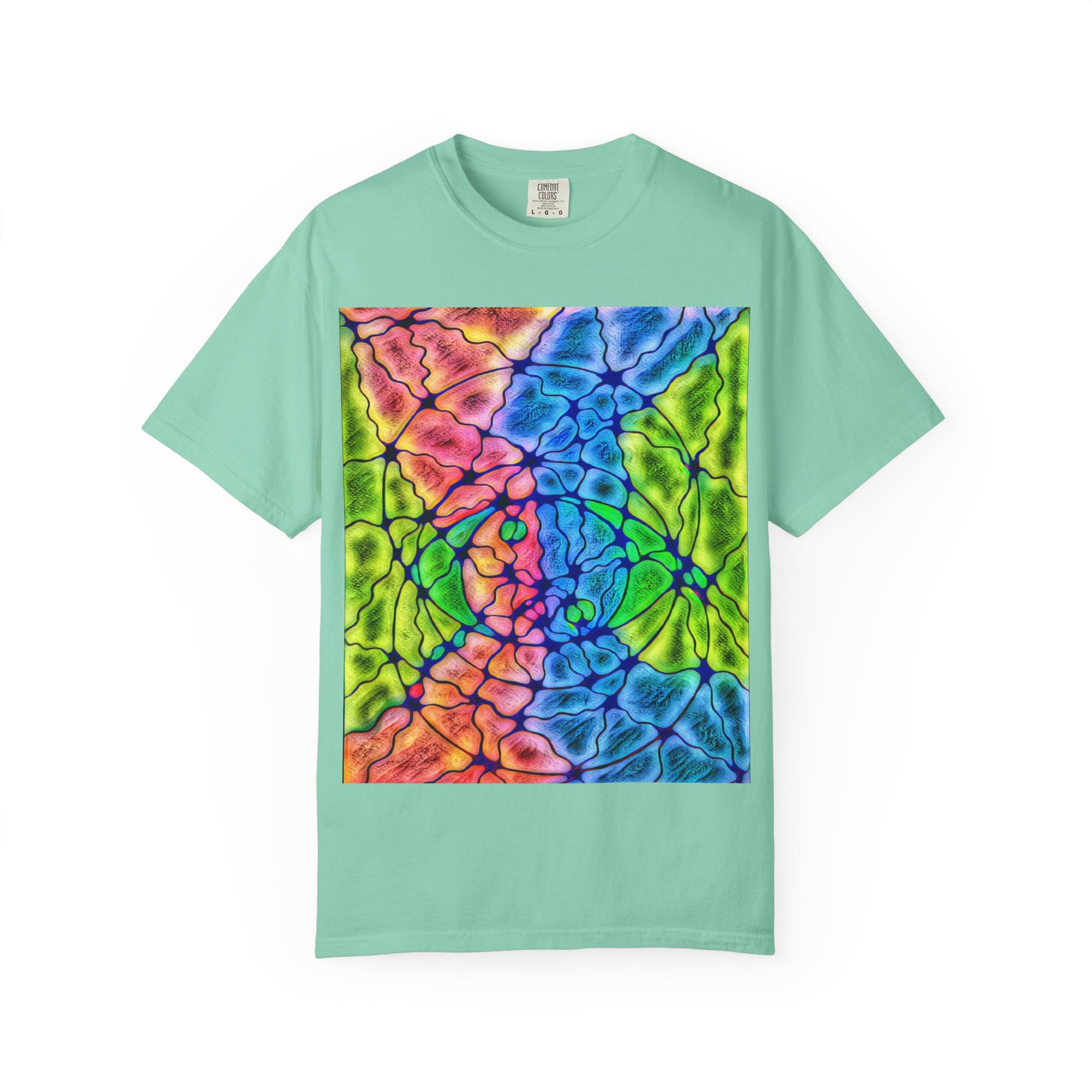 Colorful Tie Dye T-Shirt | Bright Abstract Pattern Tee