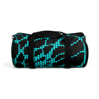 Black Pattern Duffel Bag | Urban Gym & Travel Weekender