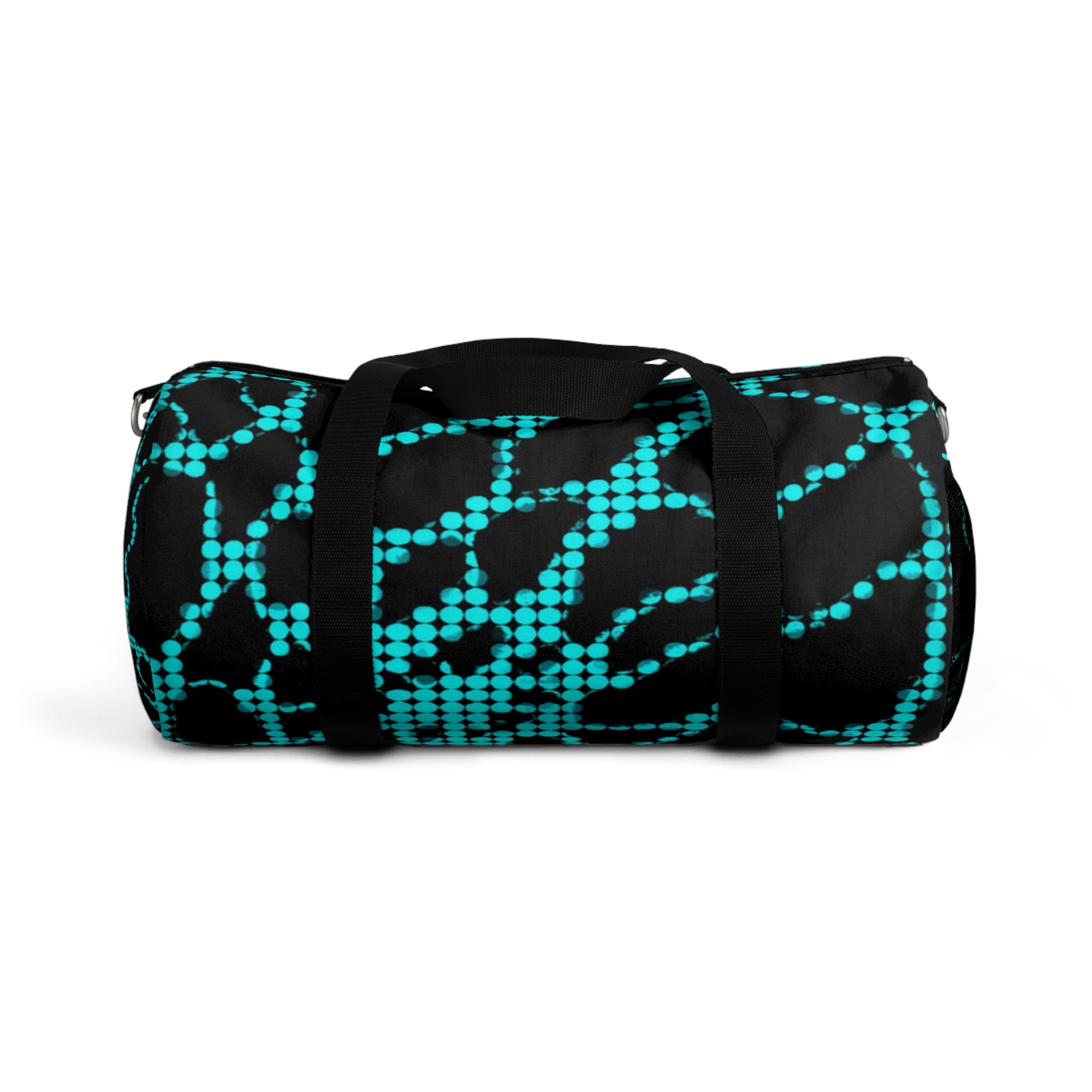 Black Pattern Duffel Bag | Urban Gym & Travel Weekender