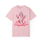 Pink Cherub Graphic T-Shirt | Vintage Cupid Art, Unisex Cotton Tee