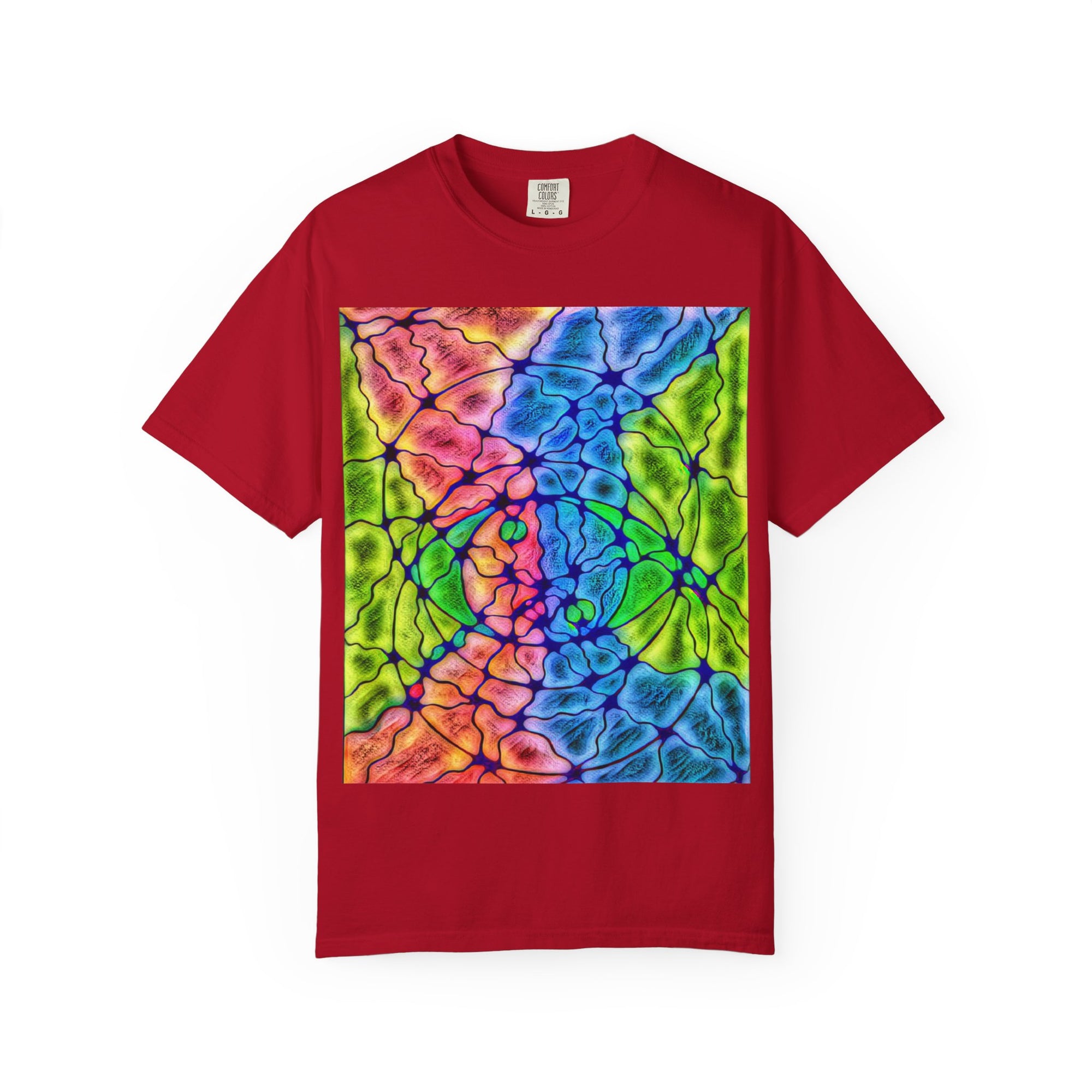 Colorful Tie Dye T-Shirt | Bright Abstract Pattern Tee
