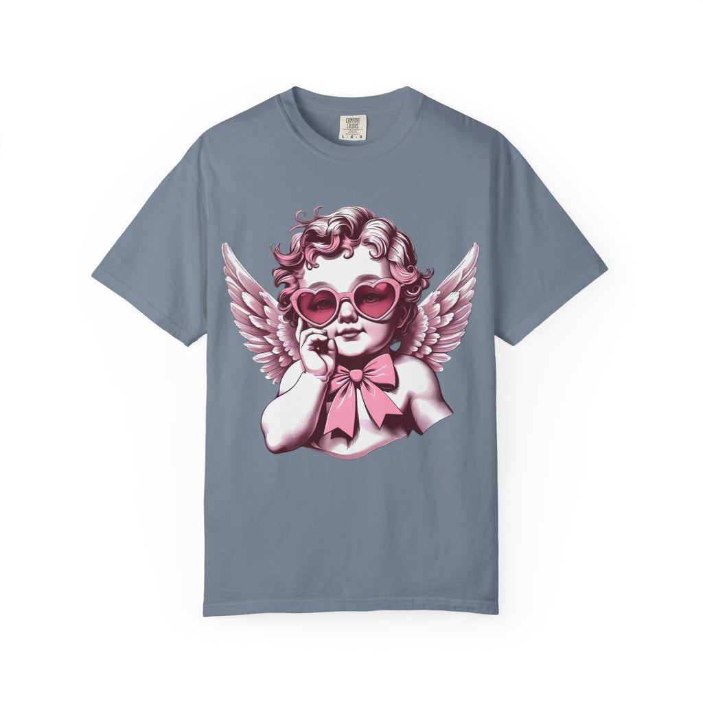 Cherub Heart Sunglasses T-Shirt | Cute Cupid Valentine Tee