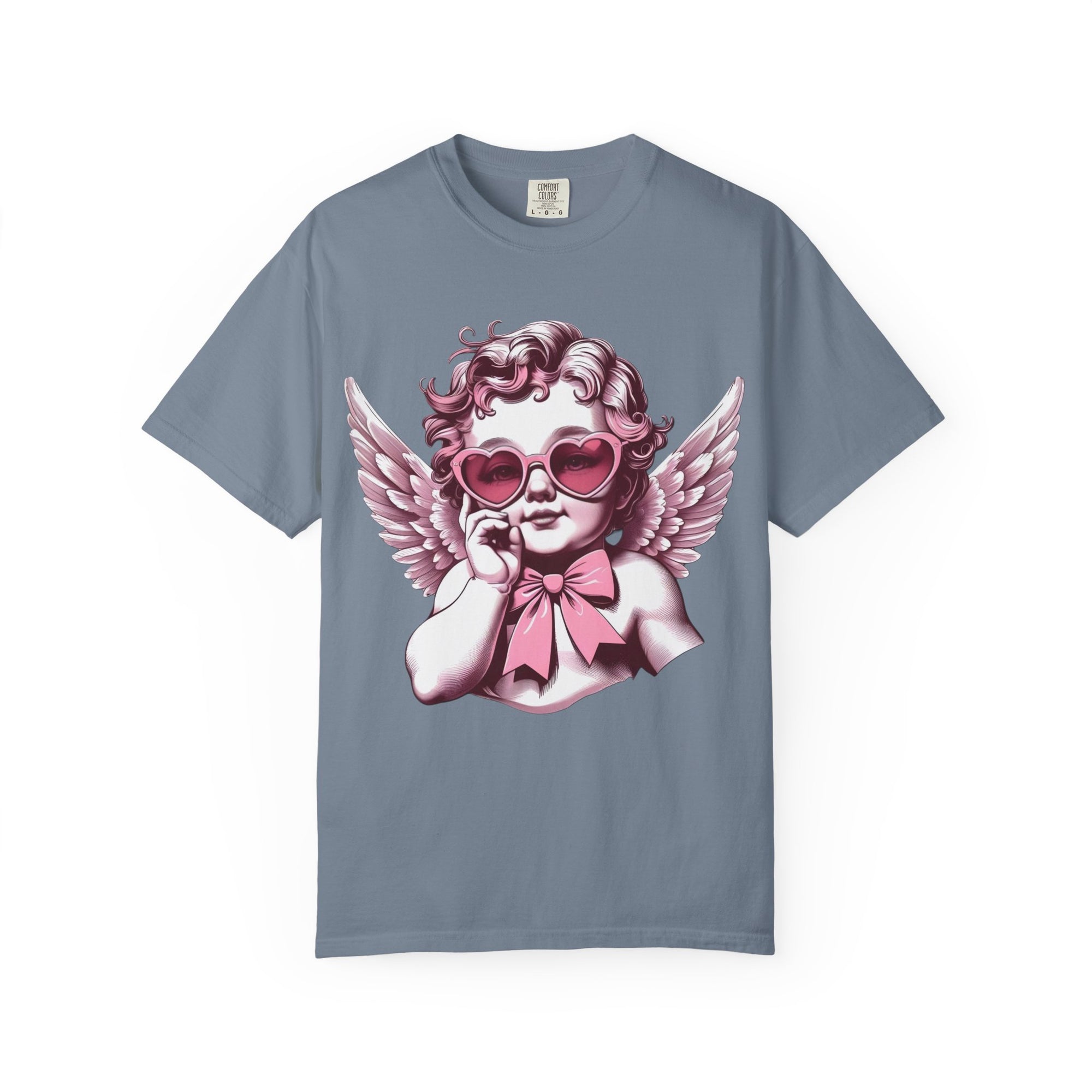 Cherub Heart Sunglasses T-Shirt | Cute Cupid Valentine Tee
