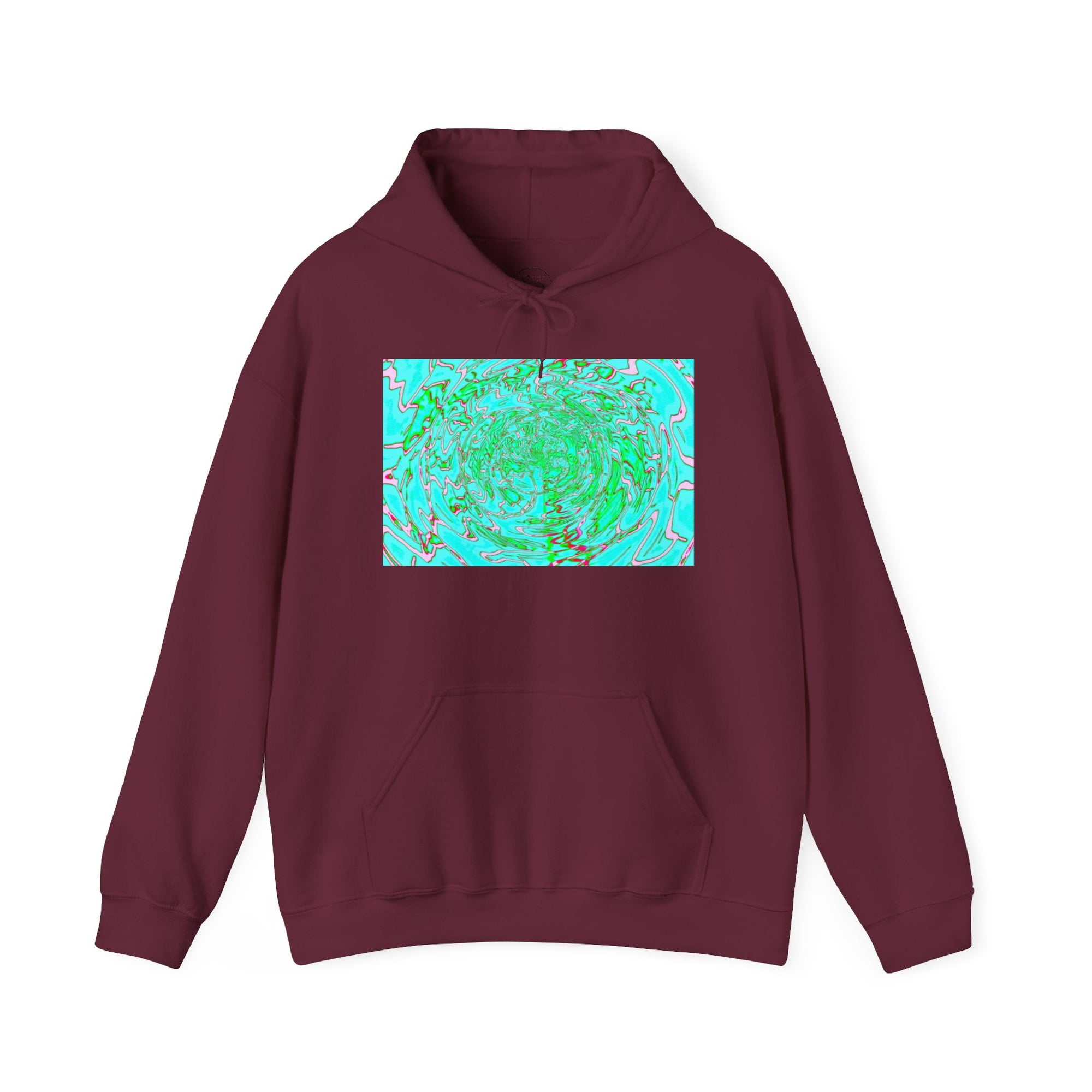 Tranquil Swirl Unisex Hoodie | Mindful Artistic Sweatshirt