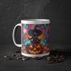 Halloween Witch Mug | Pumpkin Coffee Cup | Spooky Fall Gift