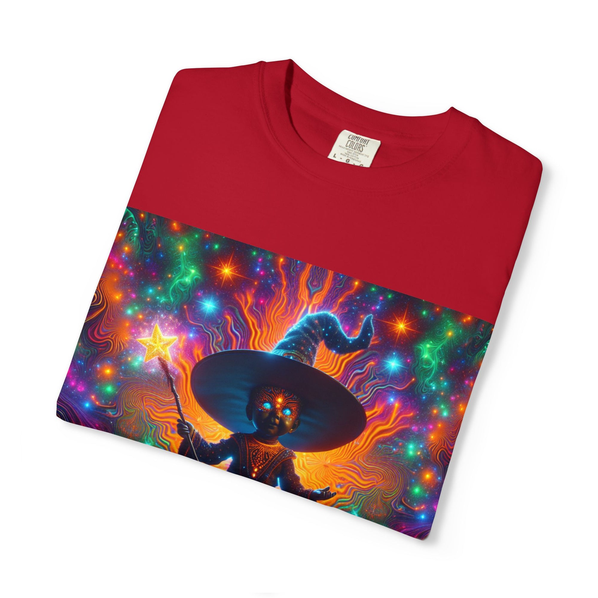 Vibrant Halloween Witch T-shirt, Unisex Casual Tee for Fall, Trick or Treat Gift, Spooky Party Wear, Witchy Style Clothing