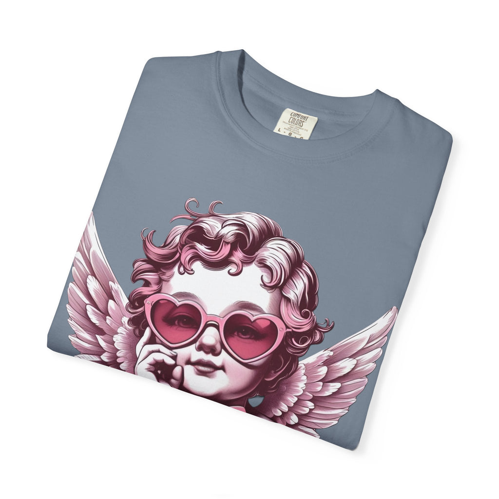 Cherub Heart Sunglasses T-Shirt | Cute Cupid Valentine Tee