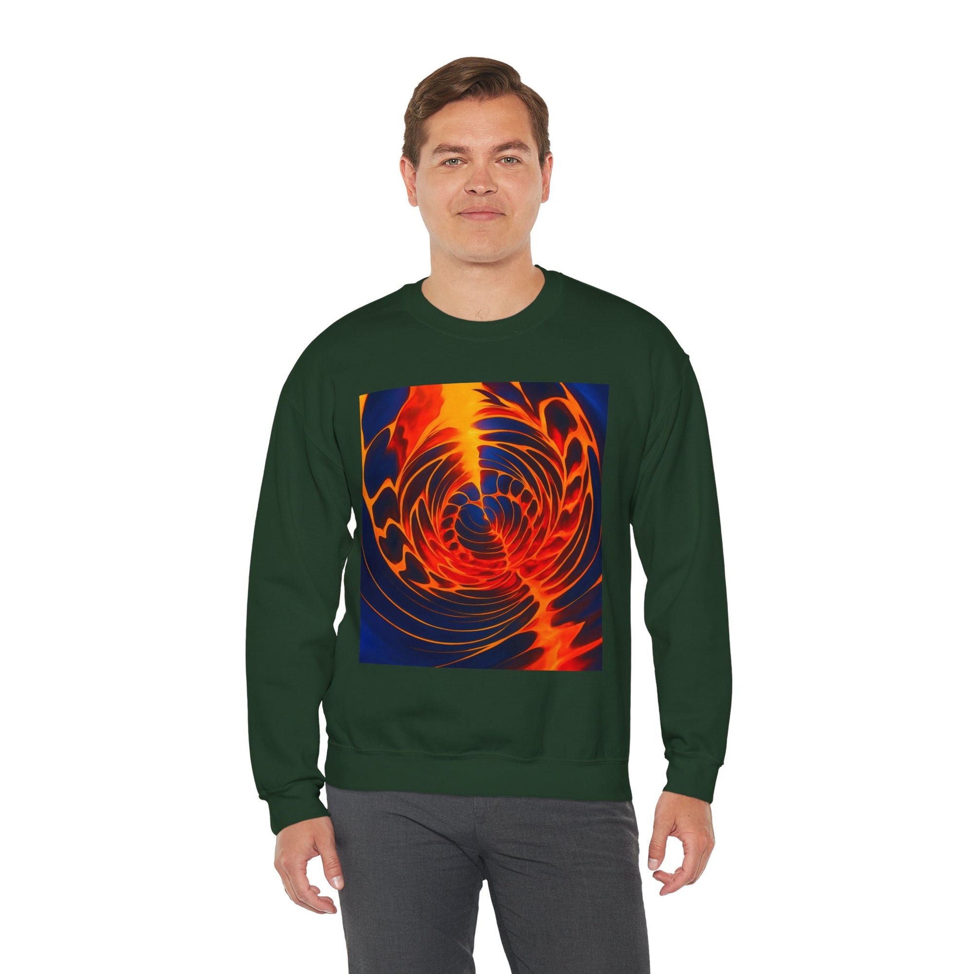 Colorful Swirl Sweatshirt | Unisex Graphic Crewneck