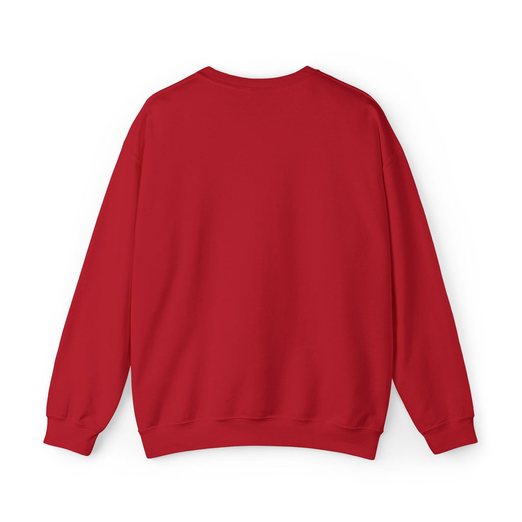 Neon Cosmic Santa Sweatshirt | Retro Futuristic Holiday Crew