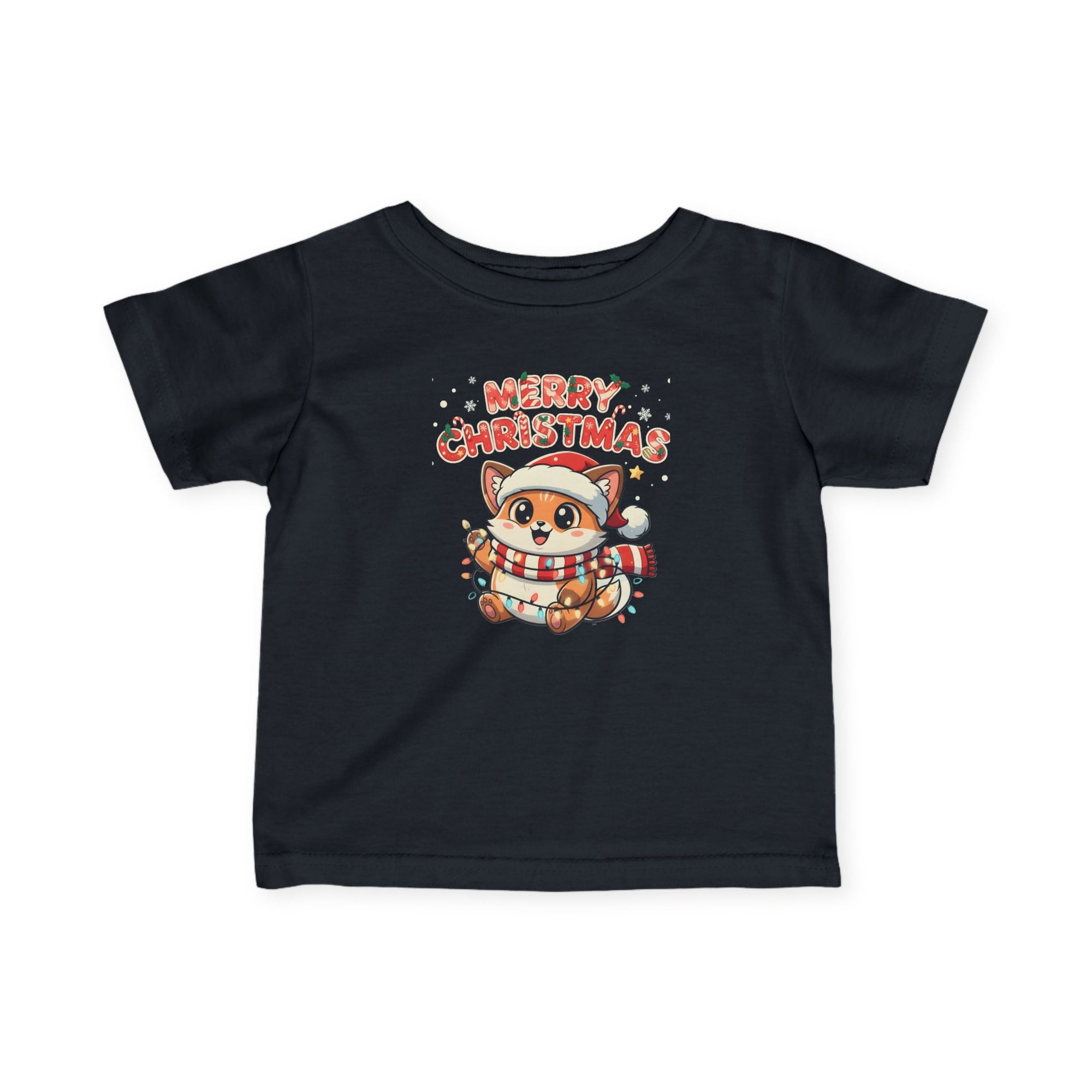 Christmas Squirrel Kids T-Shirt | Cute Woodland Animal Holiday Tee for Toddlers