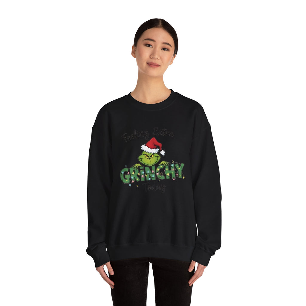 Grinch Christmas Crewneck | Funny Cozy Sweatshirt