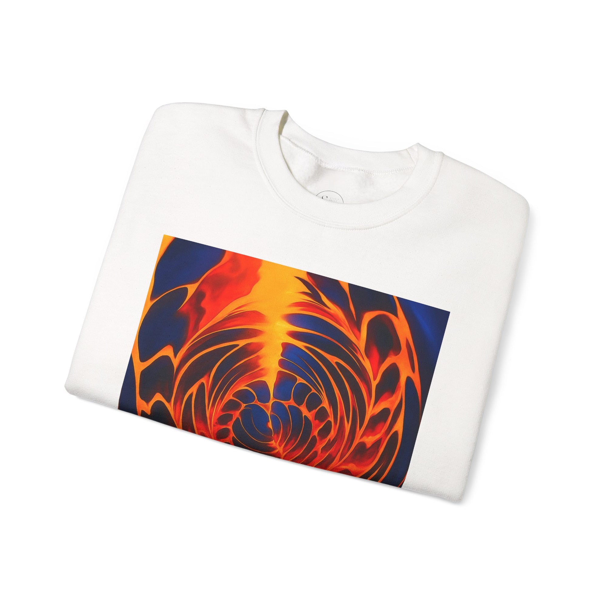 Colorful Swirl Art Sweatshirt | Unisex Graphic Crewneck