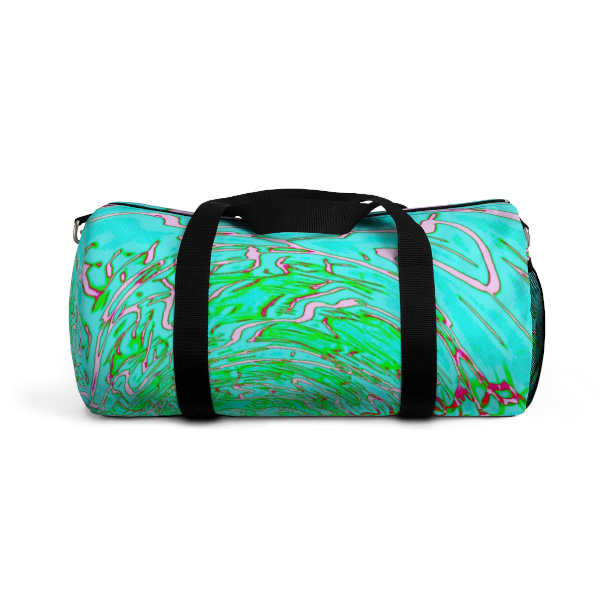 Green Swirl Duffel Bag | Minimal Gym & Travel Bag