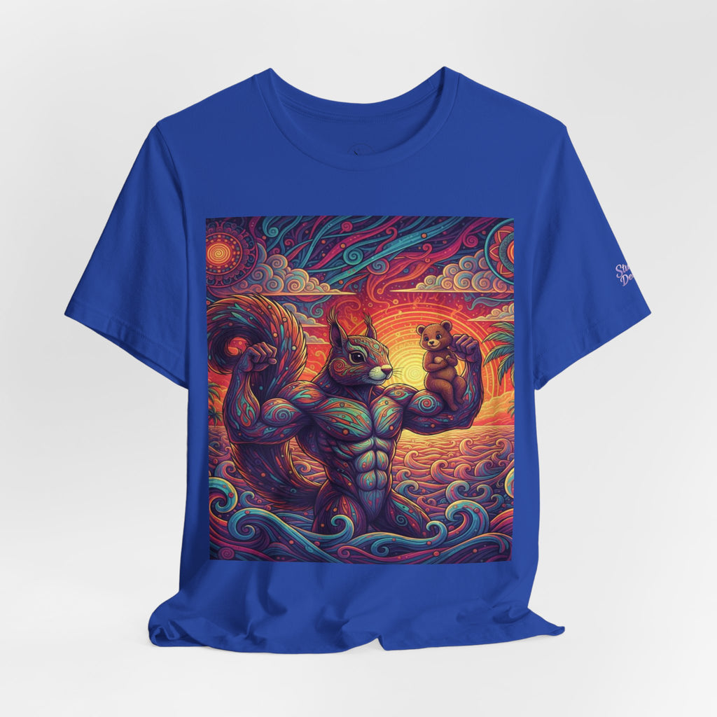 Muscular Squirrel T-Shirt | Funny Fantasy Animal Tee