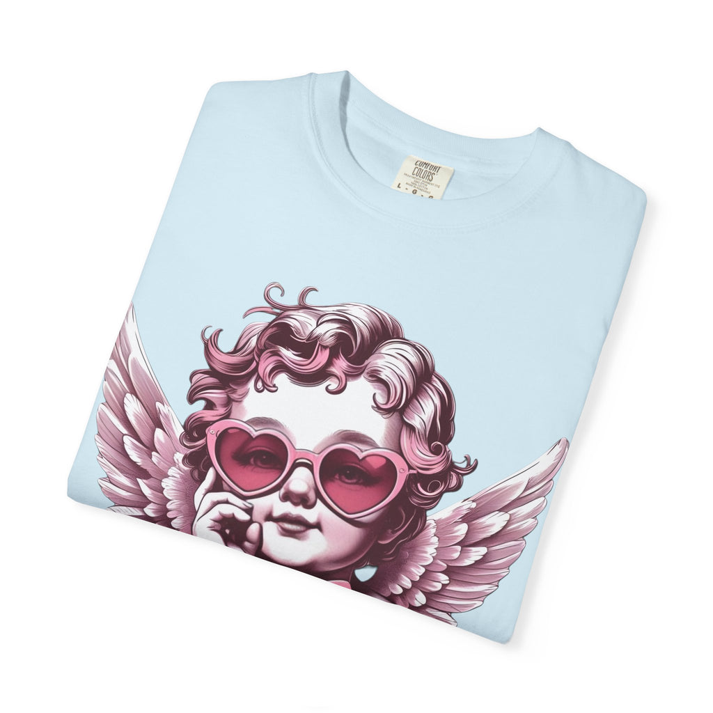 Cherub Heart Sunglasses T-Shirt | Cute Cupid Valentine Tee