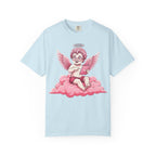 Pink Cherub Graphic T-Shirt | Vintage Cupid Art, Unisex Cotton Tee