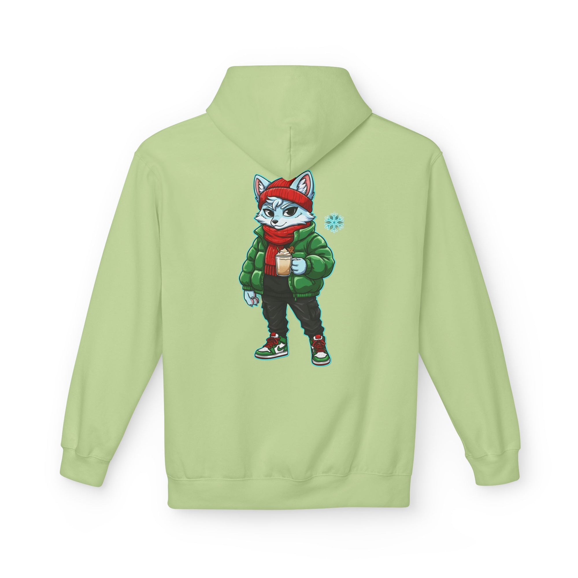 Cool Fox Character Hoodie | Cool Cyber Wolf Christmas Hoodie | Unique Gamer Gift