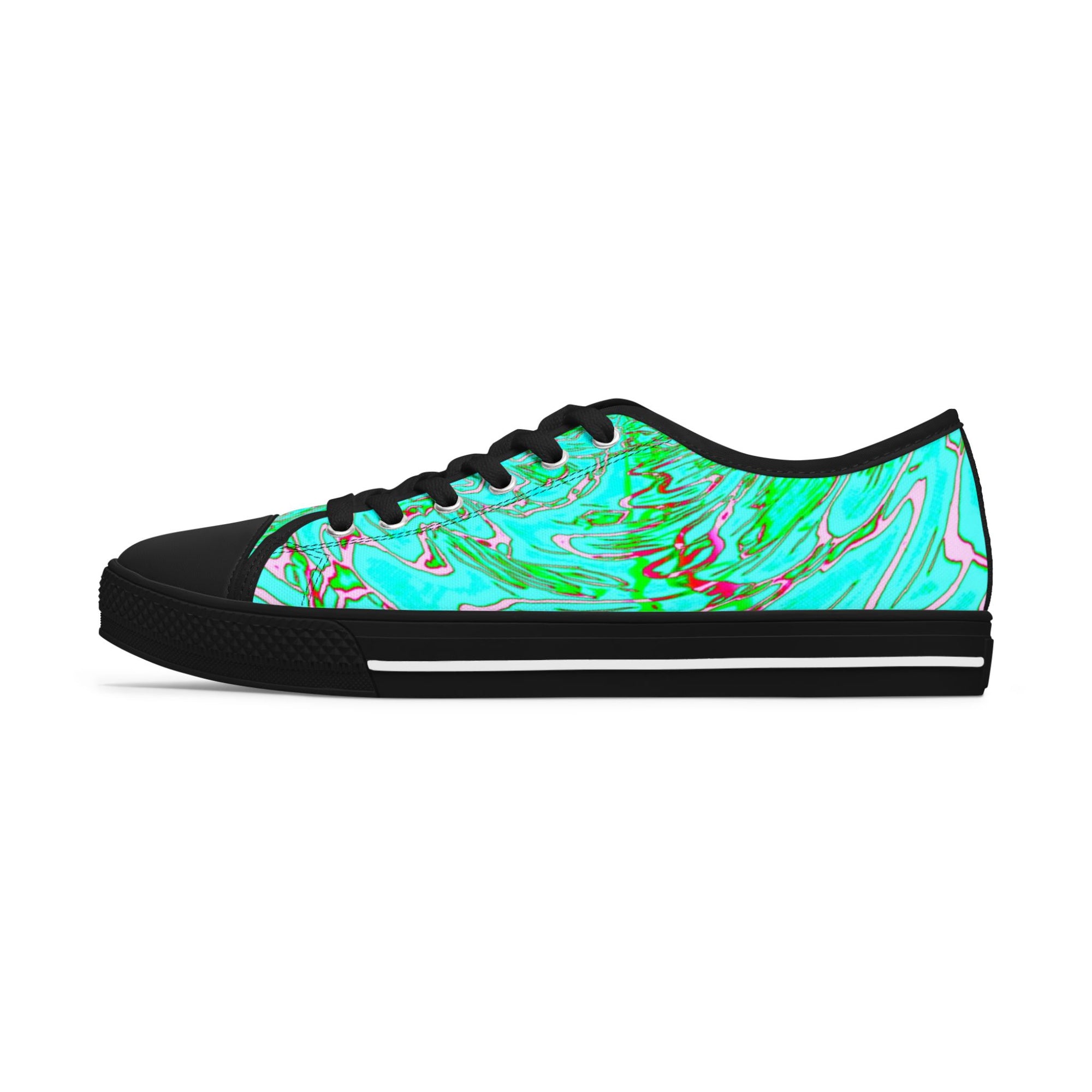 Vibrant Low Top Sneakers: Colorful Women's Casual Shoes