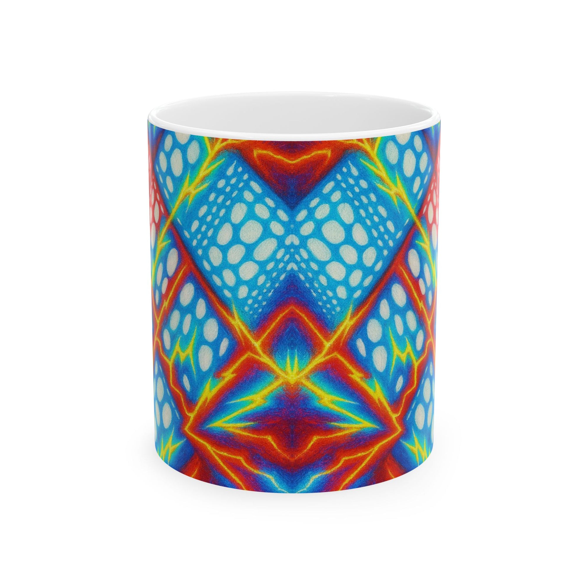 Abstract Art Mug | Bold Ceramic Coffee Cup | Modern Gift