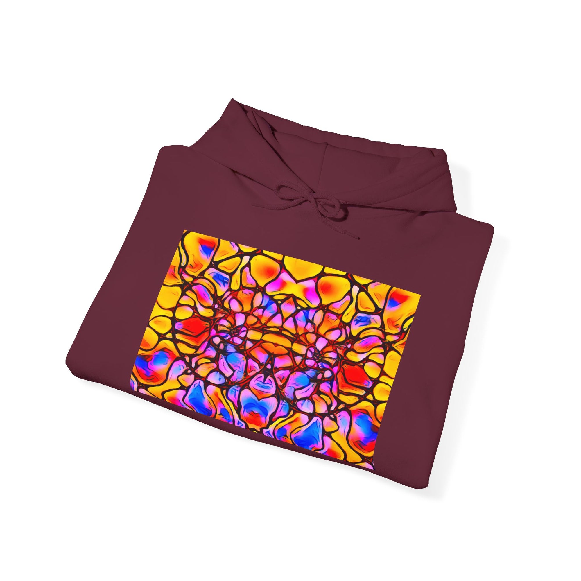 Colorful Abstract Unisex Hoodie | Bold Artistic Pullover